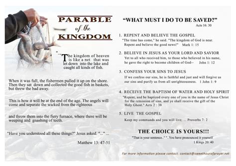 Parable of the Kingdom | eGospel Tracts