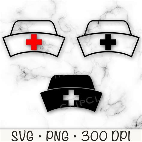 Nurse Hat SVG, Nurse Hat PNG, Nurse Hat Clip Art, Nurse Hat Silhouette Outline, Digital Download ...