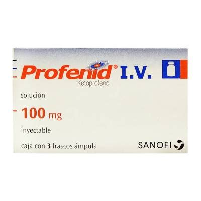 PROFENID IV 100MG F A C3 - Farmacia Mexicana Buena Salud