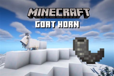 How to Get a Goat Horn in Minecraft - Easy Guide (2023)