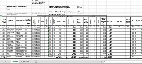 Download free Salary Sheets Excel Free S - mediagetexo