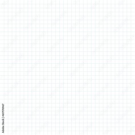 School notebook paper texture, seamless pattern. Exercise book. Blank notebook template. Vector ...