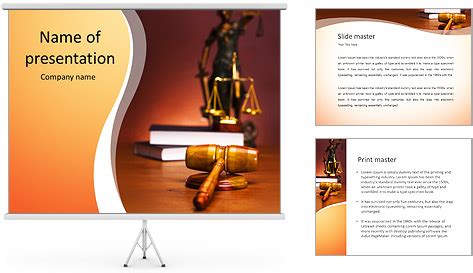 Court Case PowerPoint Template & Backgrounds ID 0000006091 - SmileTemplates.com