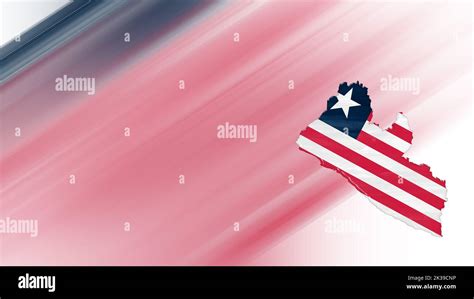 Map of Liberia, flag map, National colors background Stock Photo - Alamy