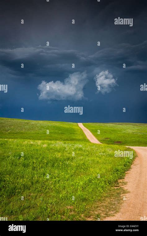 seasonal thunder storms building up in Custer state park, South Dakota Stock Photo - Alamy