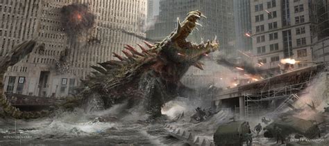 ArtStation - RAMPAGE - Lizzie Emerges, Houston Sharp