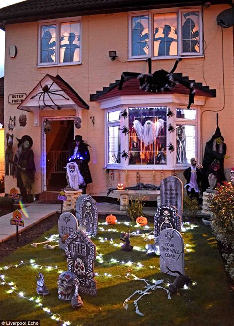 Thought festive homes were a horror? Look at the new fad for Halloween ...