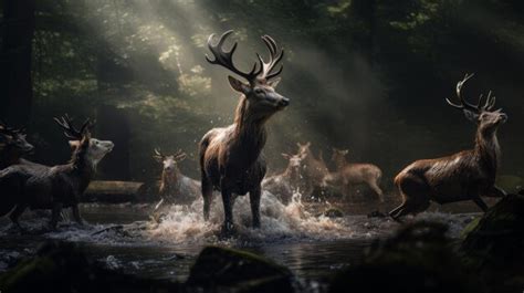 Premium Photo | Heroic Actaeon transformed into stag by Artemis hounds ...