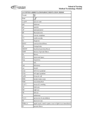 Terminology In Nursing Foundation Pdf - Fill Online, Printable, Fillable, Blank | pdfFiller