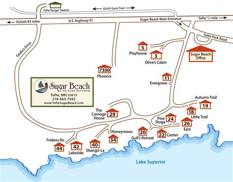 Map & Rates — Sugar Beach Resort