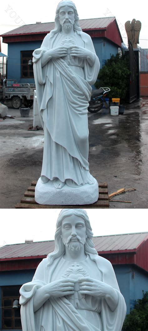 Large life size religious statues of jesus for garden details