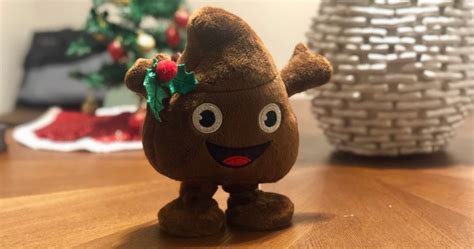 Holiday Time 8" Dancing & Singing Poop Emoji w/ Mistletoe Only $7.99 at Walmart.com