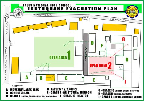 Earthquake Evacuation Plan - LNHS DRRMO