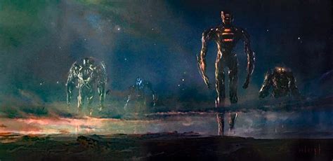 Celestials in the concept art for The Eternals : r/Marvel