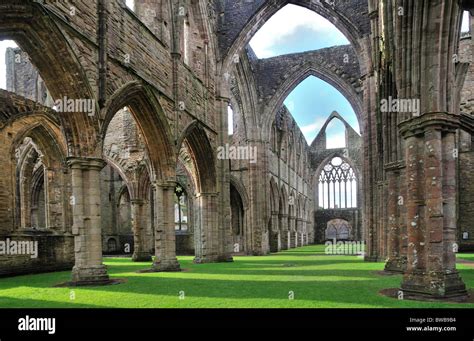 The ruins of Tintern Abbey, Monmouthshire, UK Stock Photo - Alamy