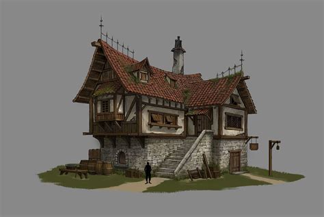 medieval house - Google Search | Fantasy house, Medieval houses, Minecraft medieval house