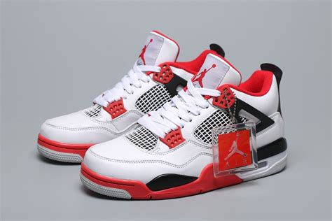 2012 Air Jordan 4 IV Retro “Fire Red” White/Varsity Red-Black - FavSole.com