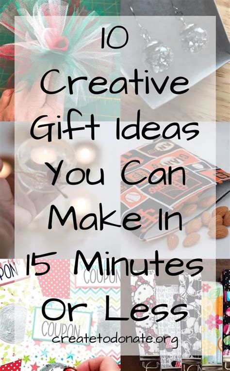 10 Last Minute Creative Gift Ideas Perfect For Family Or Friends ...