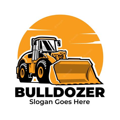 Premium Vector | Premium Bulldozer Logo Vector Art Isolated