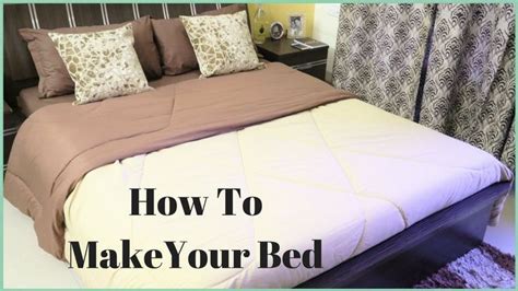 How To Make A Bed- How To Put A Bed Sheet On A Bed | How to make bed ...