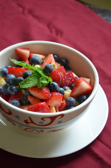 Dishing With Divya: Red White and Blue Fruit Salad