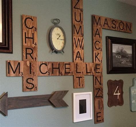 20 Best Ideas Scrabble Names Wall Art