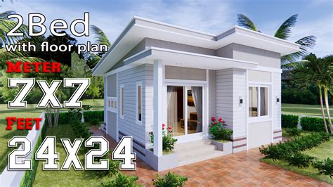 Small House Design With Floor Plan 2 Bedrooms | Floor Roma