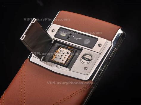 Vertu Bentley Brown Leather | Limited Edition Touch Phones