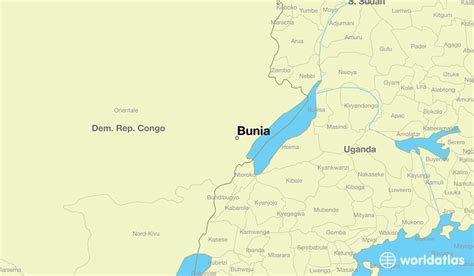 Where is Bunia, The Democratic Republic Of The Congo? / Bunia, Eastern Province Map - WorldAtlas.com