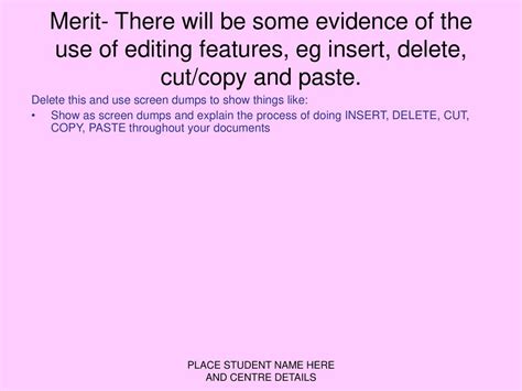 PLACE STUDENT NAME HERE AND CENTRE DETAILS - ppt download