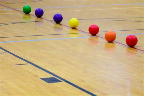 Dodgeballs on sport court | Sport Court of Pittsburgh