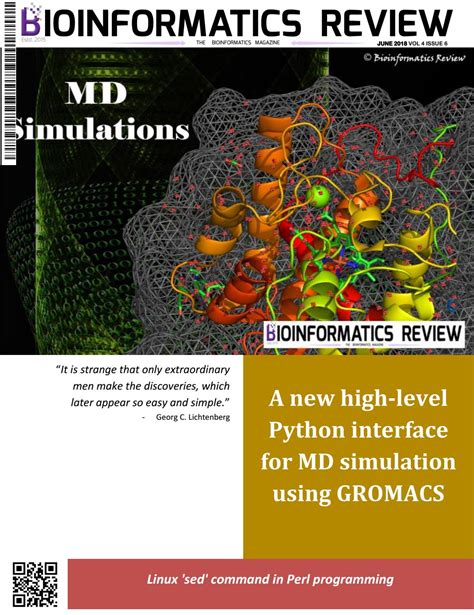 BIOINFORMATICS REVIEW- JUNE 2018 by Bioinformatics Review - Issuu