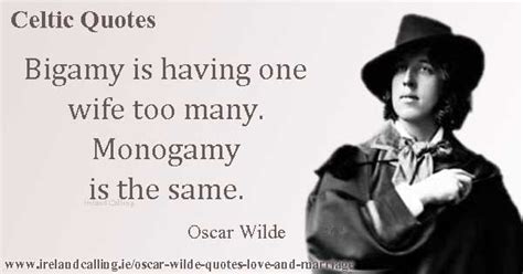 Oscar Wilde quotes on love and marriage