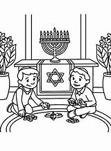 Free Printable Hanukkah Coloring Pages Coloring sketch template