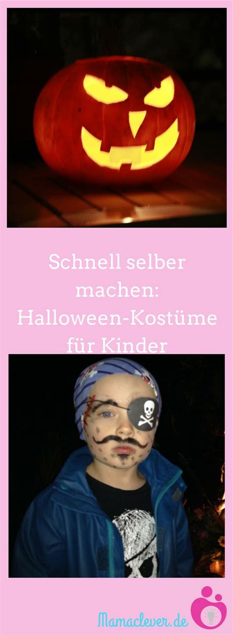 Ein Halloween-Kostüm fürs Kind selber zu machen muss gar nicht so aufwendig sein und ist auch ...