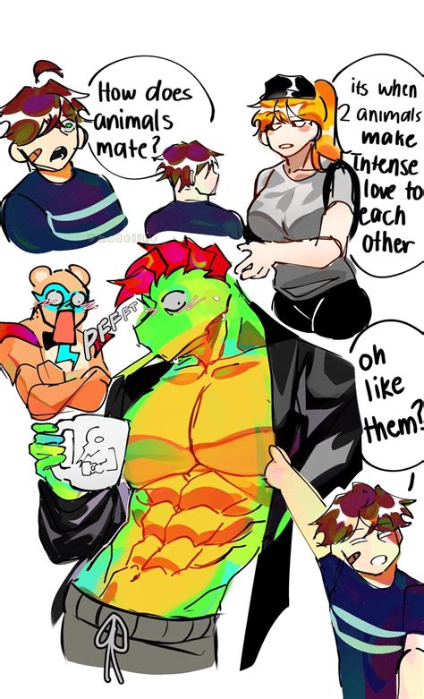 FNAF SECURITY BREACH FREDDY X MONTY YAOI🐻🐊🧡💚 - 🐻🐊♂️♂️ | Comics graciosos, Animatronic fnaf ...