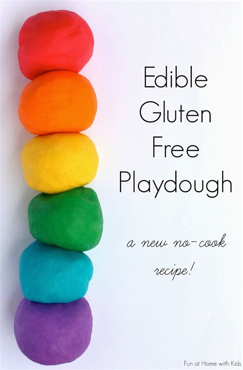 Edible Gluten Free No Cook Playdough