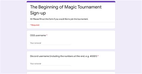 The Beginning Of Magic — Online Tournament - Tournaments - Online Go Forum