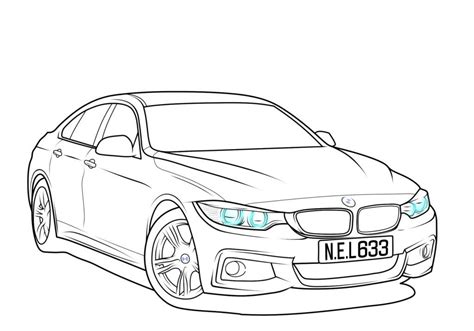 BMW Coloring Pages. Print for Kids | WONDER DAY — Coloring pages for children and adults | Bmw ...