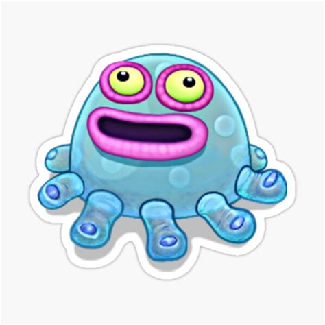 "My Singing Monsters character Toe Jammer" Sticker for Sale by Dizzaa | Redbubble