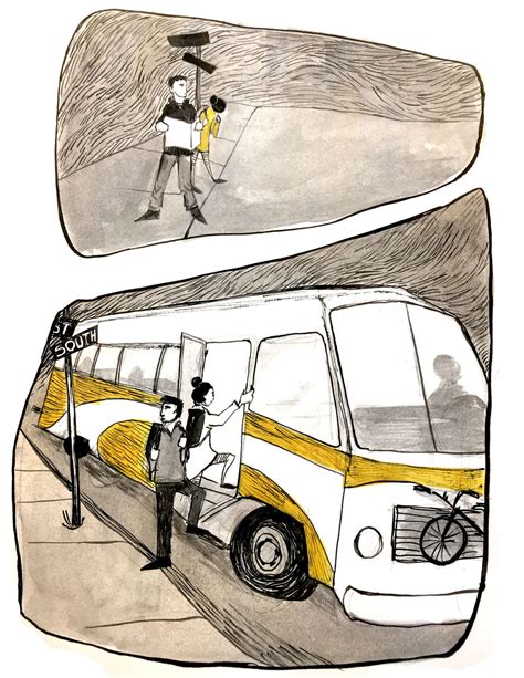 Bus Stop Drawing | Free download on ClipArtMag