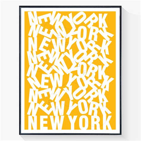 New York New York print