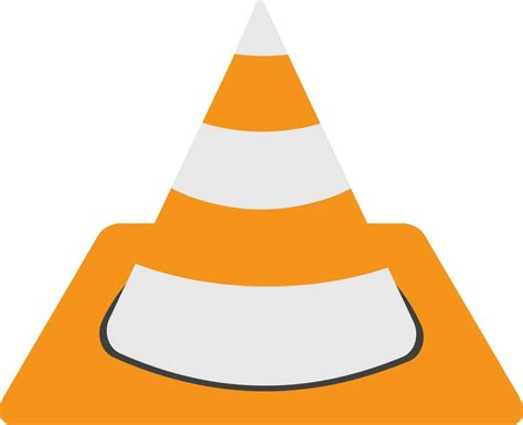 VLC media player in icon for video concept. 24860537 Vector Art at Vecteezy