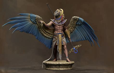 ArtStation - Horus - The God of the Sky, Mauricio Machado | Horus, Horror art, Fantasy