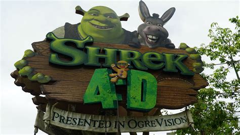 Shrek 4D Pre-Show/Main Theater Lighting - Universal Studios Hollywood - YouTube