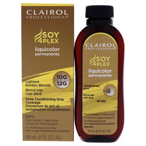 Clairol Professional Liquicolor Permanent Hair Color - 10G Lightest Golden Blonde Hair Color, 1 ...