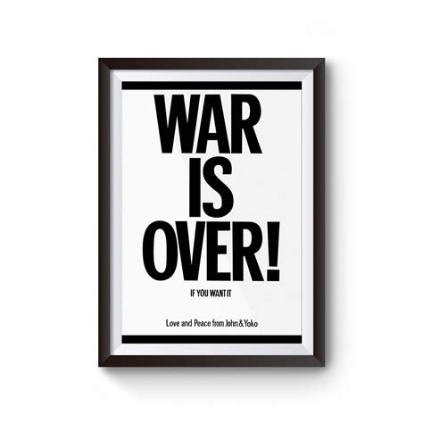 War Is Over Poster