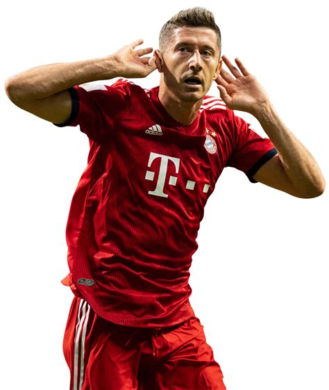 Robert Lewandowski Bayern Munich football render - FootyRenders