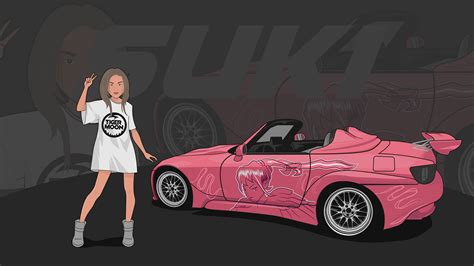 ArtStation - Fast and furious. SUKI's Honda s2000