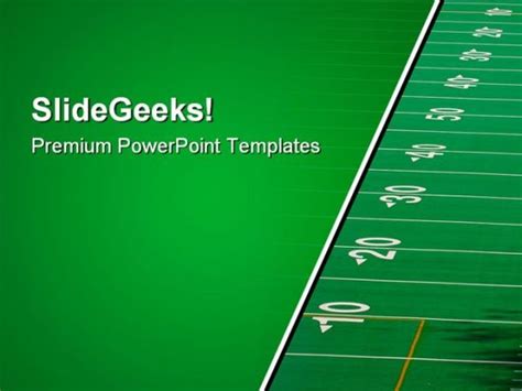 Football Field Sports PowerPoint Themes And PowerPoint Slides 0911 ...